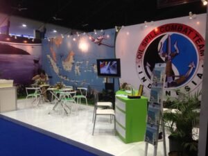 backdrop booth pameran